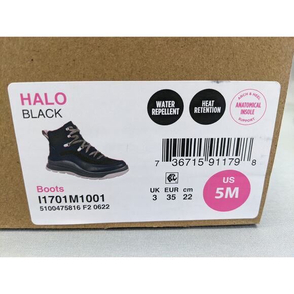 Ryka Women's Halo Winter Boot Water Repellent Black Size US 5M - Picture 8 of 9